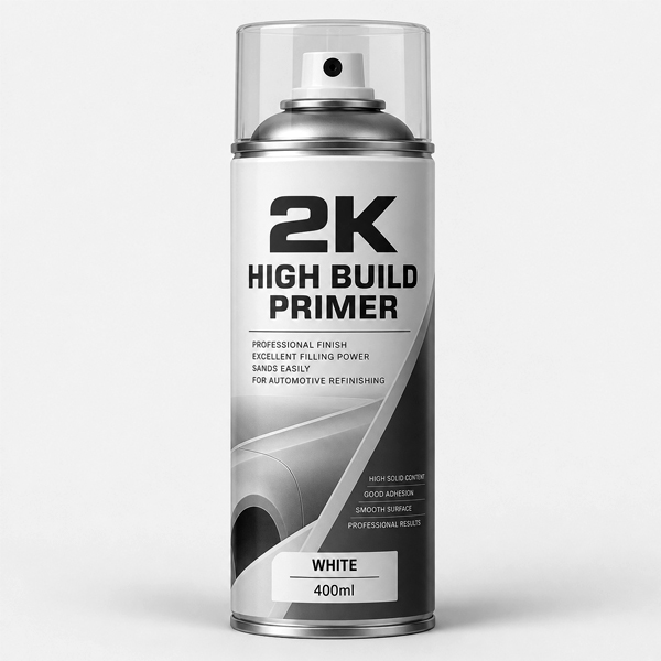 2K High Build White Primer 400ml