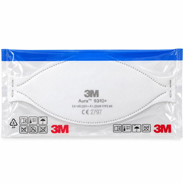 3M Aura 9310+ FFP1 Disposable Respirator Face Mask