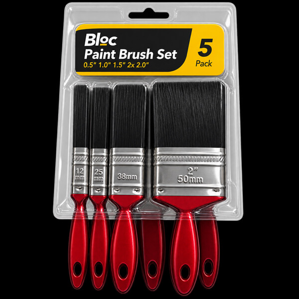 Bloc Paint Brush Set x 5