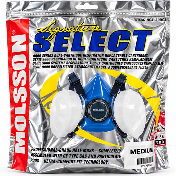Gerson Signature Select 9000 Series Dual Cartridge Respirator