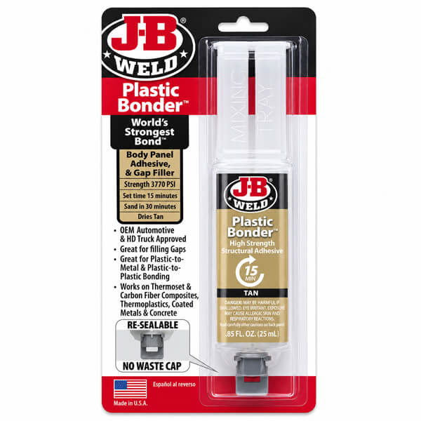 J-B Weld Plastic Bonder 25ml – High Strength Structural Adhesive
